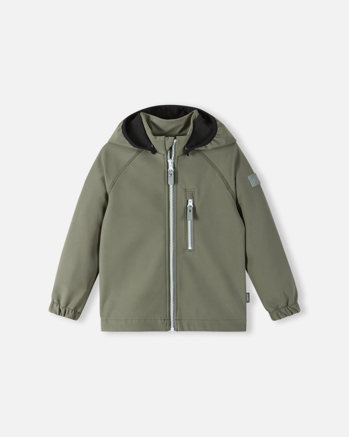 Reima softshell jakke|  gråbrun