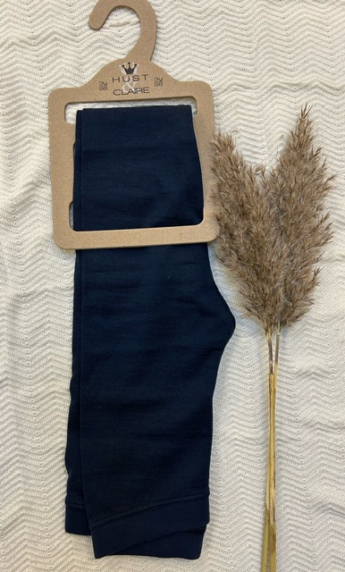 Hust and claire bukse | ull/bambus | marineblå