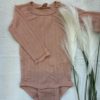 Joha body | ull/silke | rosa med blondekant