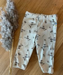 Joha leggings | bambus | beige med fugler