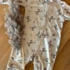 Joha heldress | bambus | beige med fugler