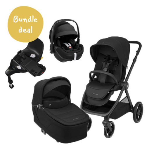 Pakkepris Maxi cosi oxford + vogn + pebble pro 2 + familyfix 360 base