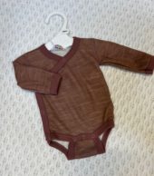 Joha omslagsbody | ull/bambus | mørk rosa