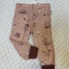 Joha leggings | ull/bambus | rosa med dyr