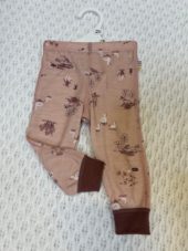 Joha leggings | ull/bambus | rosa med dyr