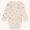 Hust and claire ull/bambus bambus | offwhite med blomster