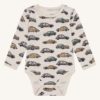 Hust and claire ull/bambus bambus | offwhite med biler