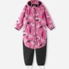 Reima softshell dress | rosa med dyr