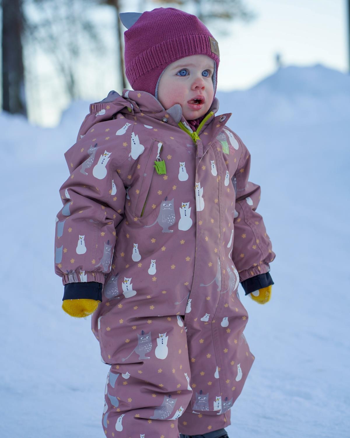 Kattnakken vinterdress snø | sandeltre