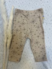 Joha leggings | merinoull | beige med stjerner