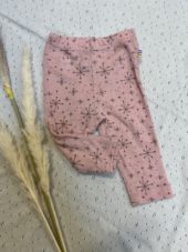 Joha leggings | merinoull | rosa med stjerner