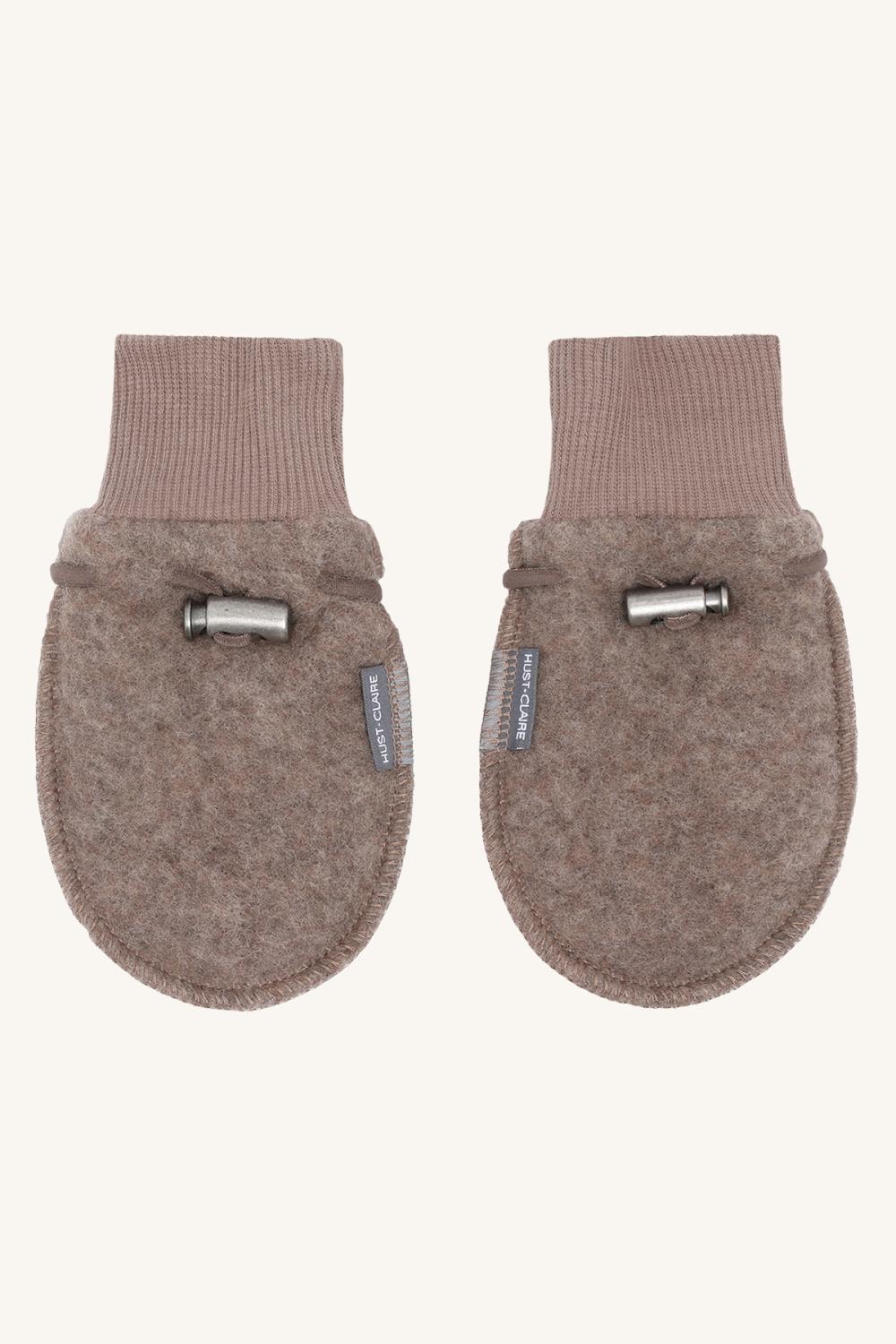 Hust and Claire ullfleece votter | brun