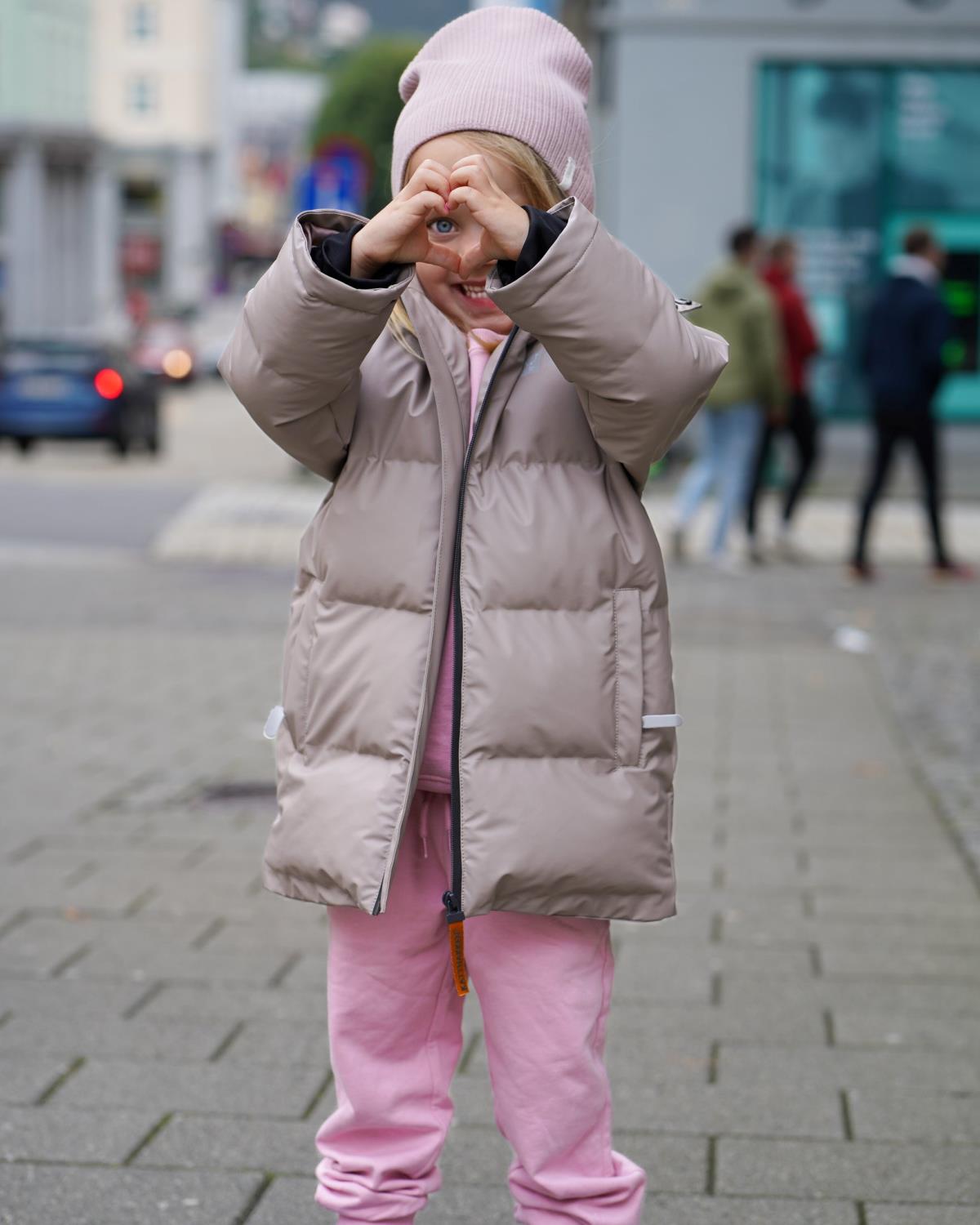 Kattnakken sludd bobleregnjakke | månefjell