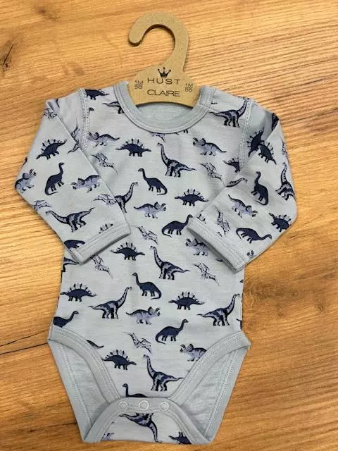 Hust and claire body | ull/bambus | blå dinosaur