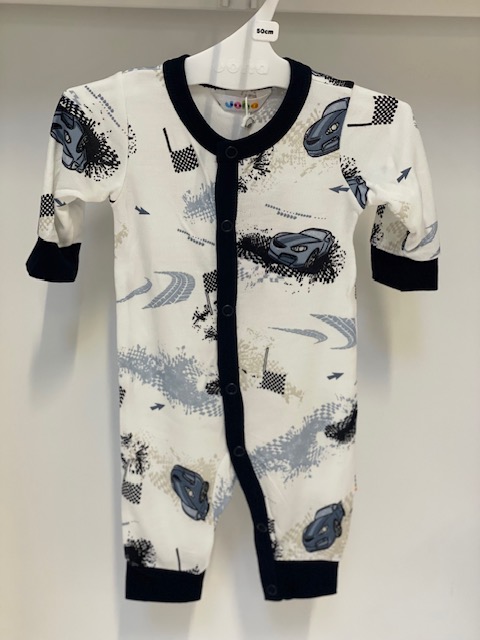 Joha pysj heldress | bambus | blå kjøretøy