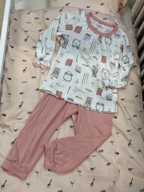 Joha pysj to-delt | bambus | rosa tegnesaker