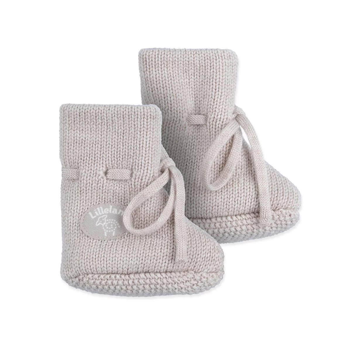 Lillelam tøfler | lys beige