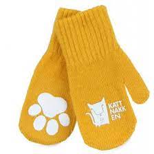 Kattnakken magiske ullvotter, oker