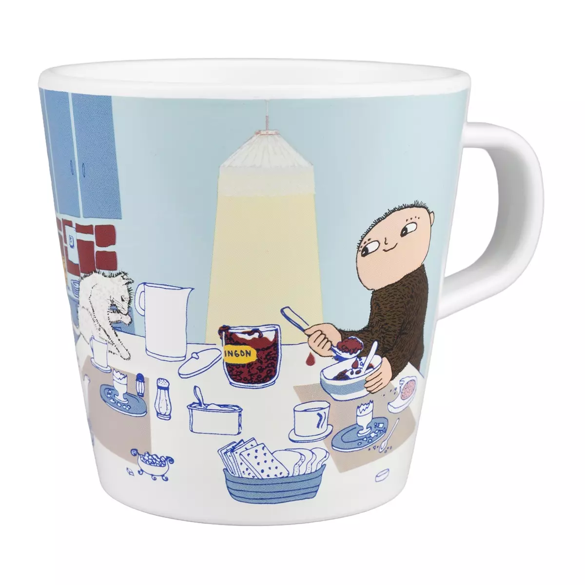 Albert Åberg kopp med håndtak