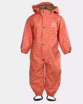 Kattnakken baby helårsregndress Dugg | stokkrose