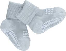 GoBabyGo antiskli sokk, bambus | lys blå