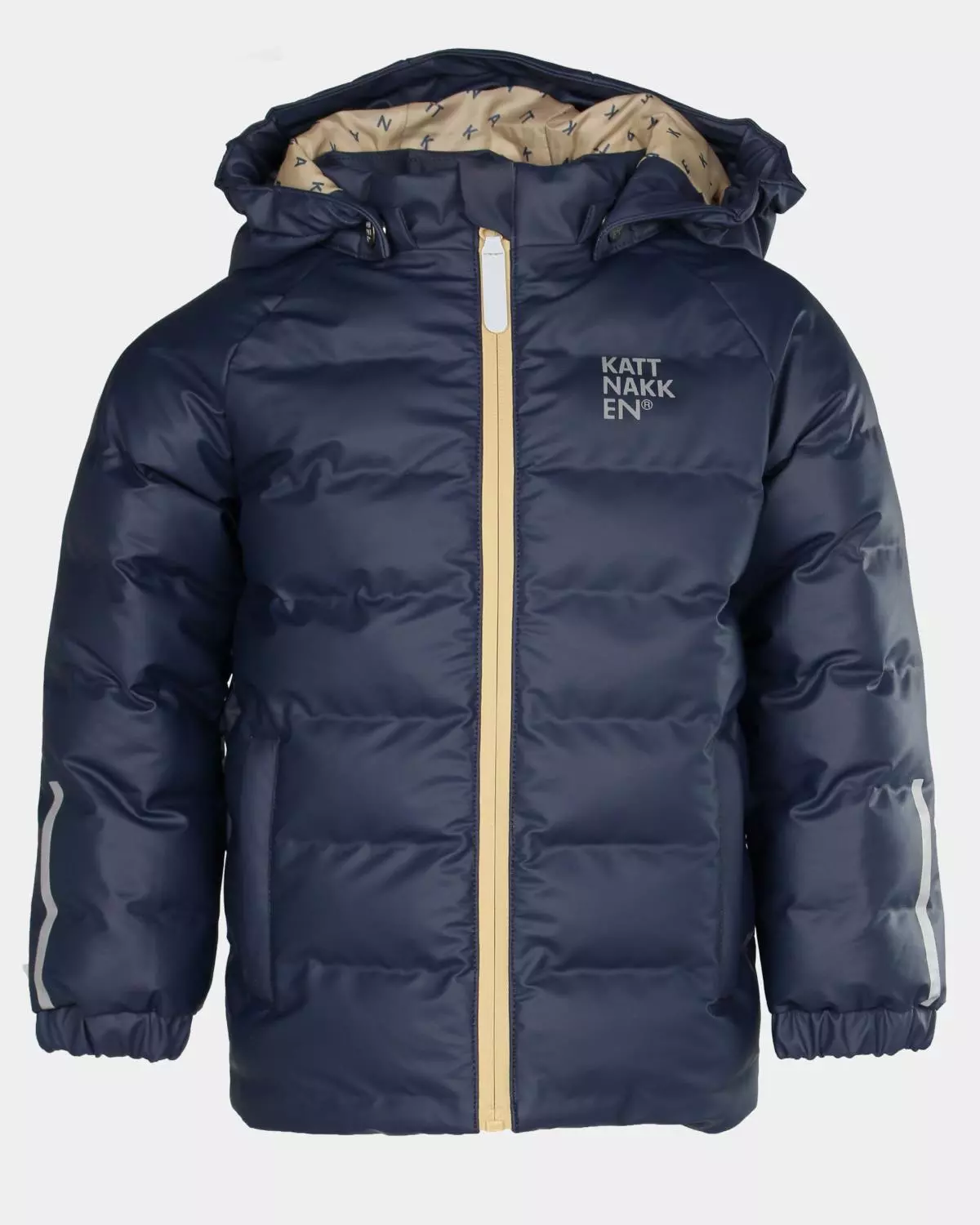 Kattnakken boble regnjakke Dis | Marine