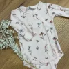 Joha omslagsbody, bambus | rosa blomster
