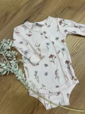 Joha omslagsbody, bambus | rosa blomster
