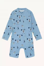 Hust and Claire UV drakt | blå muskelmann