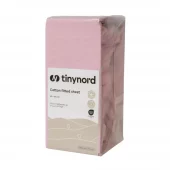Tinynord bamboo fitted sheet | 60x120 cm rosa