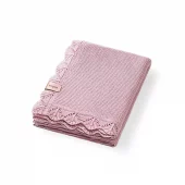 Babyono pledd i bambus, rosa