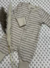 CeLaVi heldress | ull/bambus | beige stripet