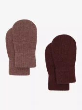 CeLaVi 2 pk babyvotter ull | rosa