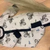 Joha bambus pysj, heldress | beige/marine motorsykkel