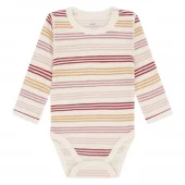 Hust and claire body | ull/bambus | offwhite striper
