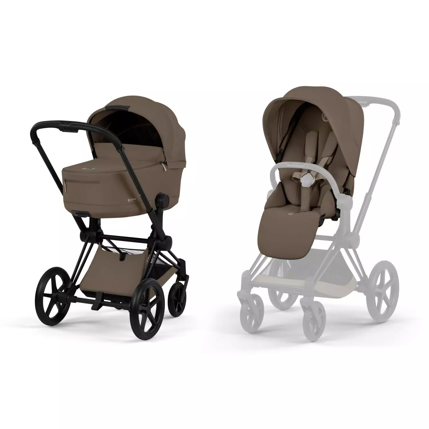 Cybex Priam 2026 mod - coconut brown / matt black