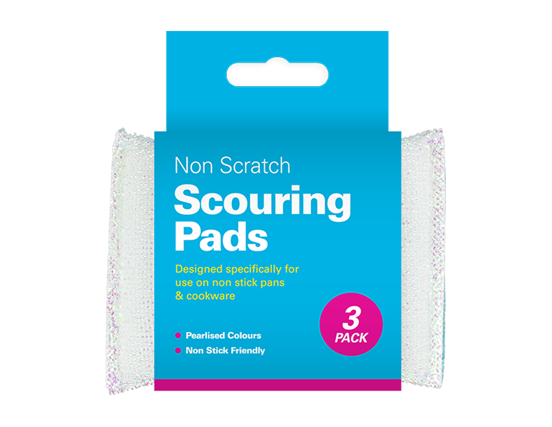 Vivid Scouring Pads 3pk