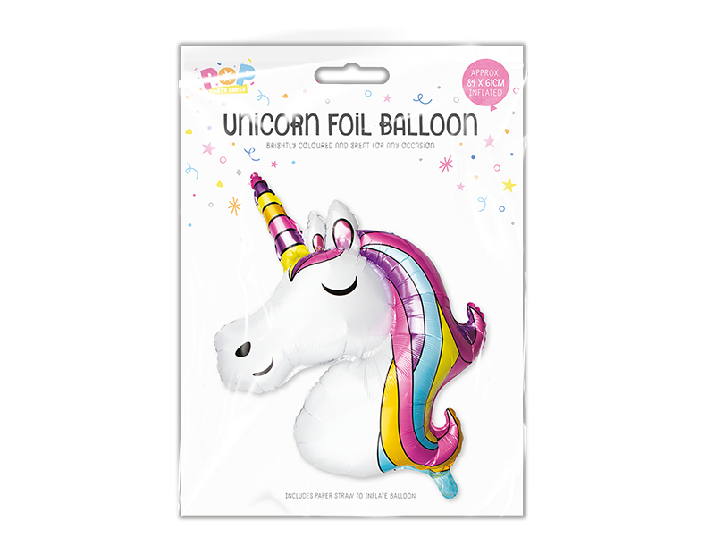Pop Unicorn Ballong 84x61cm