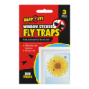 Beat It Window Sticker Fly Traps 3pk