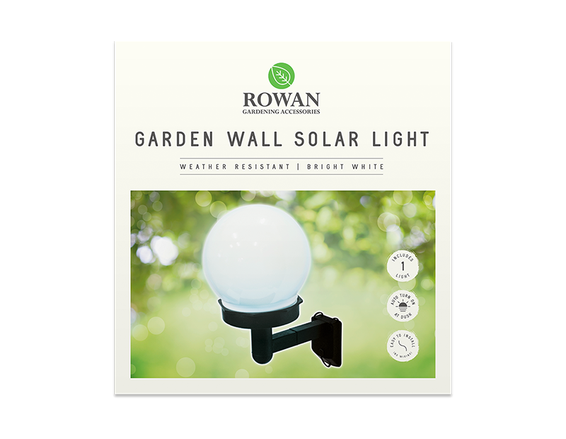 Rowan Garden Wall Solar Light