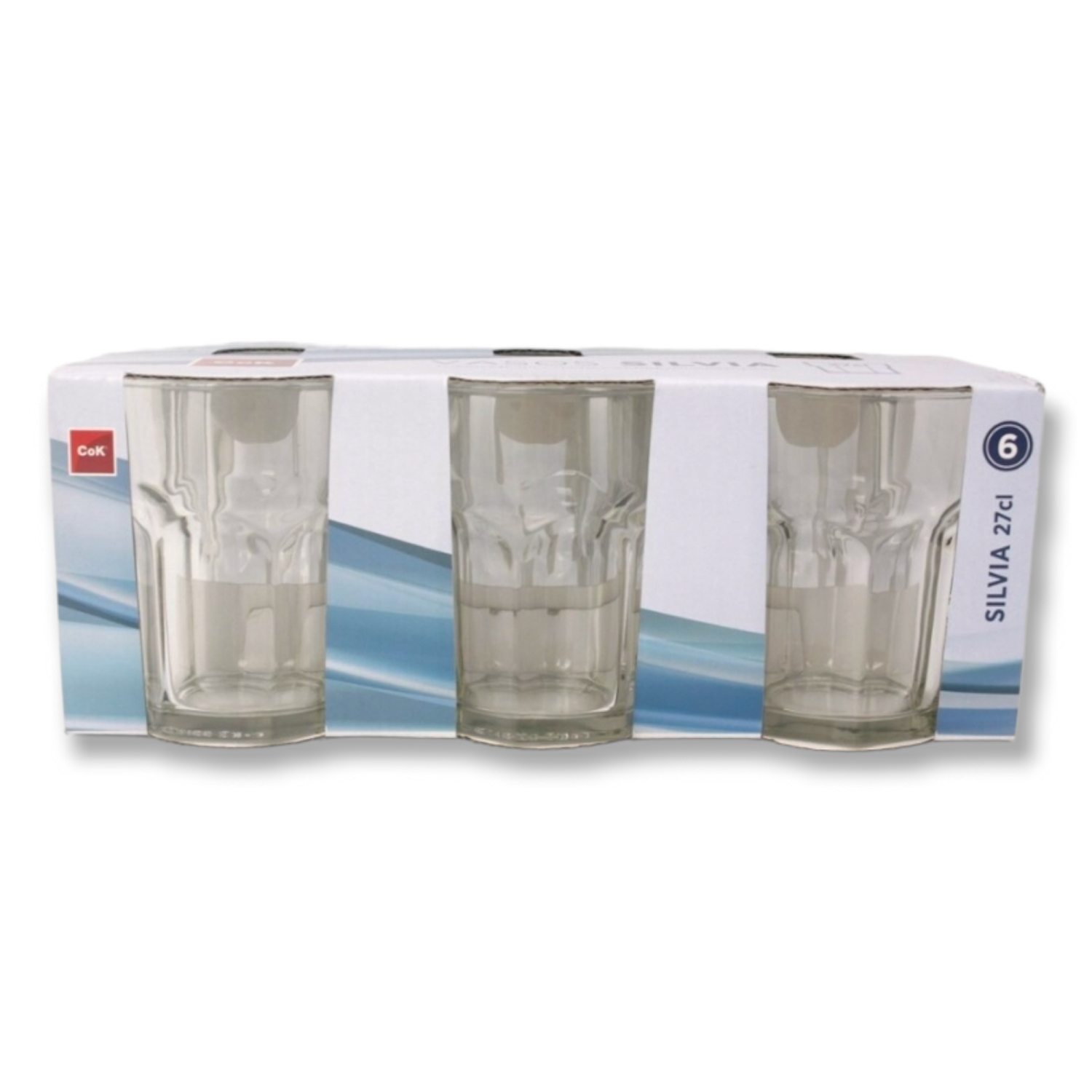 Silvia Glass 6stk 270ml