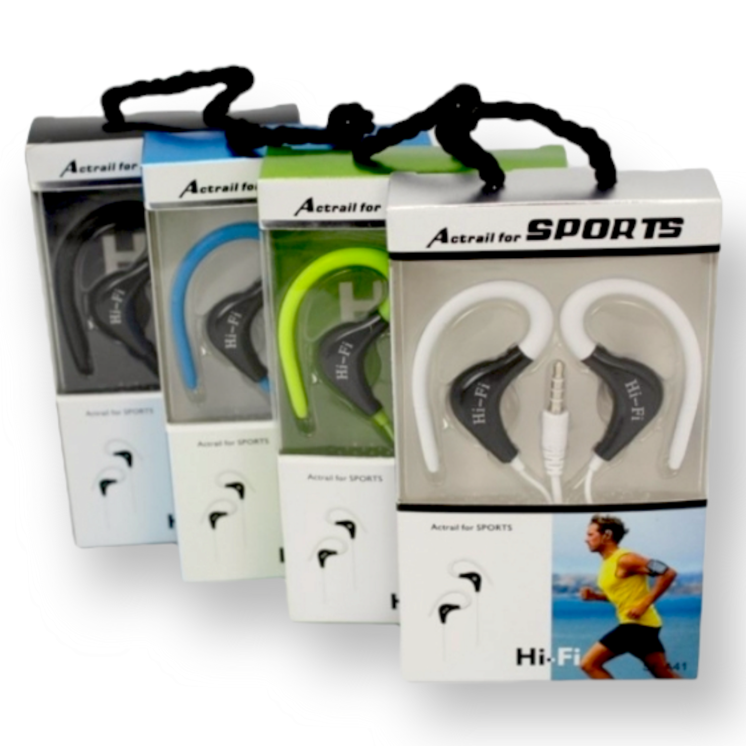 Sports Hodetelefoner HI-FI Around-Ear Div.Farger