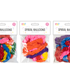 Pop Spiral Balloons 12pk