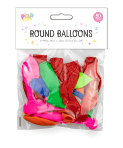 Pop Balloons Round 20pk