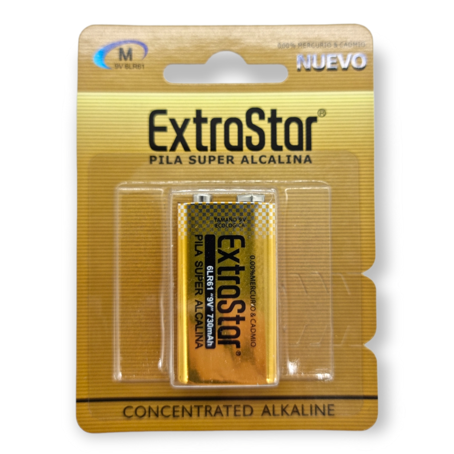 ExtraStar Batteri 9V 6LR61