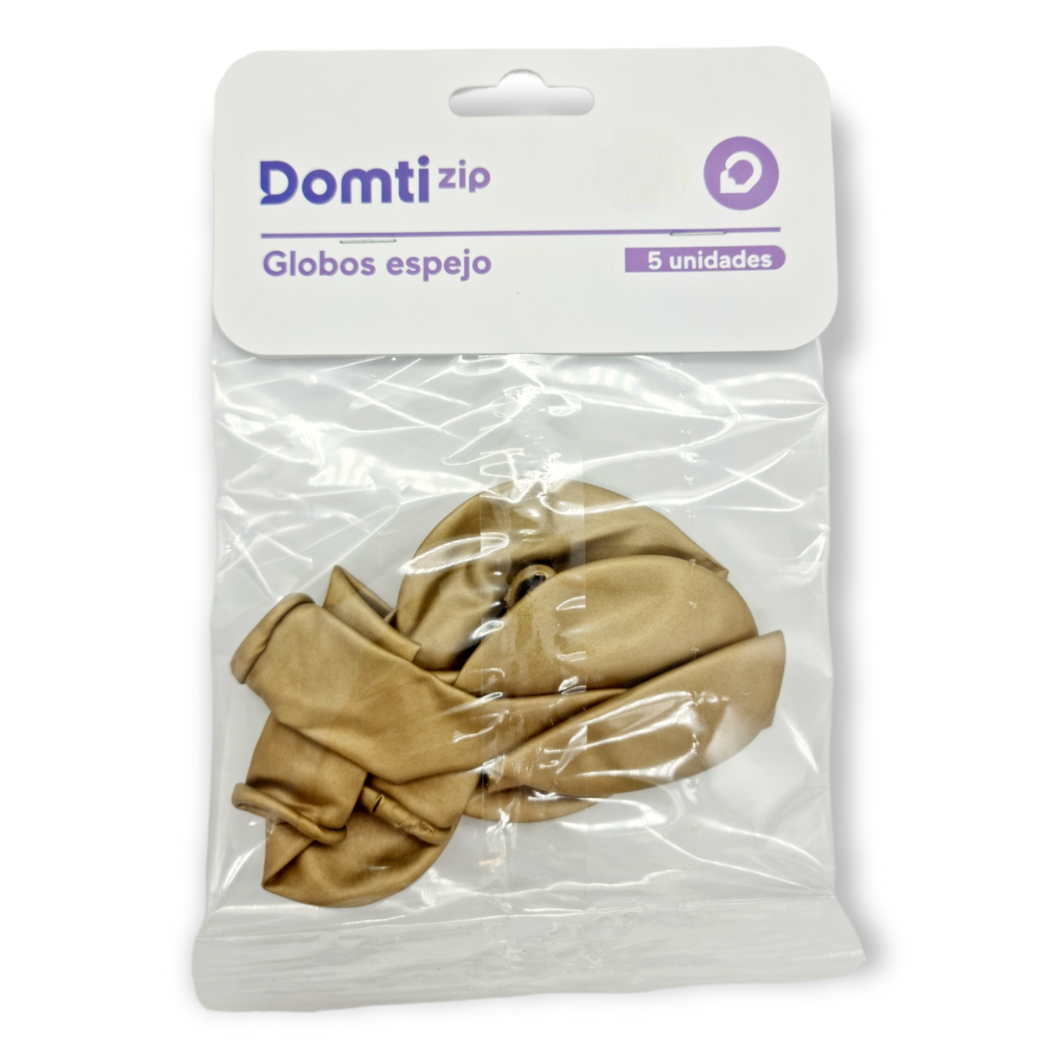 Domti Ballonger Gull 5stk