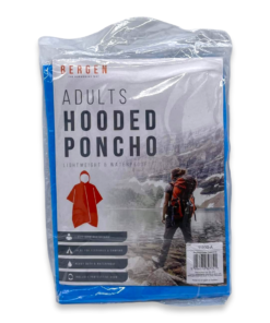 Bergen Hooded Poncho Adult One Size