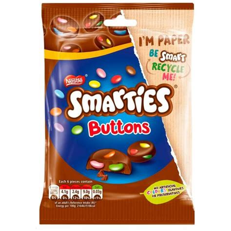 Nestle Smarties Buttons 90g