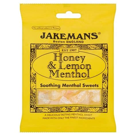 Jakemans Honey&Lemon Menthol 100g