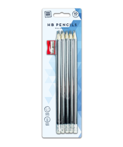 The Box Pencils&Sharpener 10pk + Spisser
